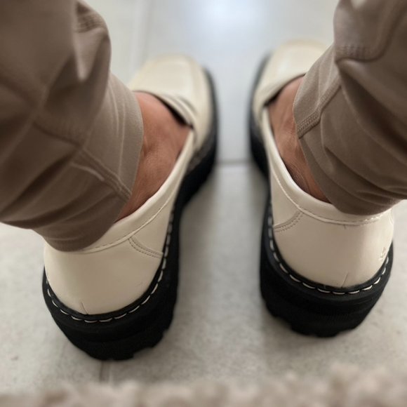 White Platform Loafers - Picture 5 of 9